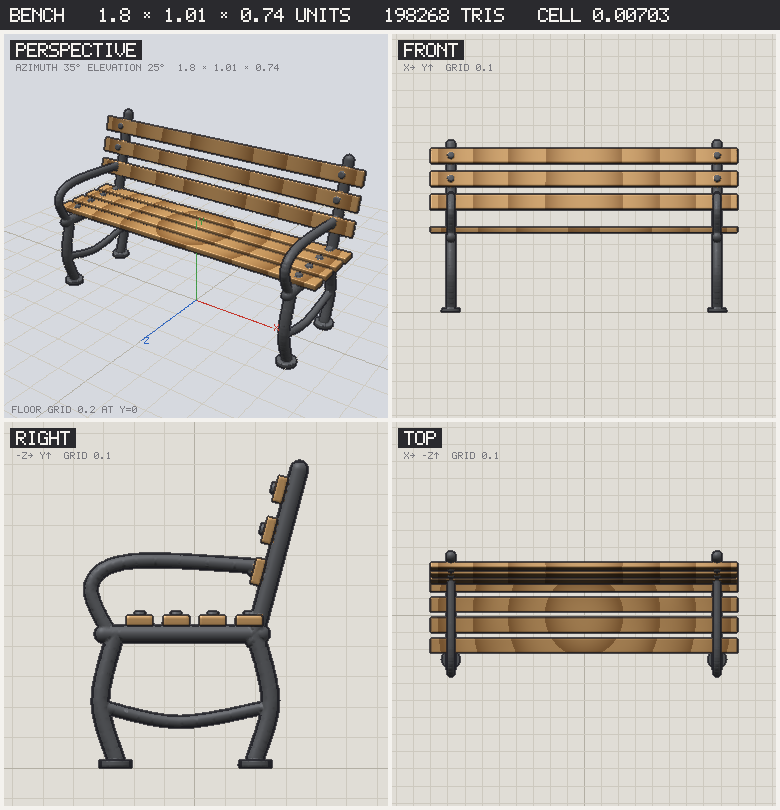 round-1_bench, contact sheet
