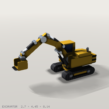 round-2_excavator, beauty render