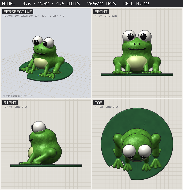 round-2_frog, contact sheet