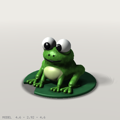 round-2_frog, beauty render