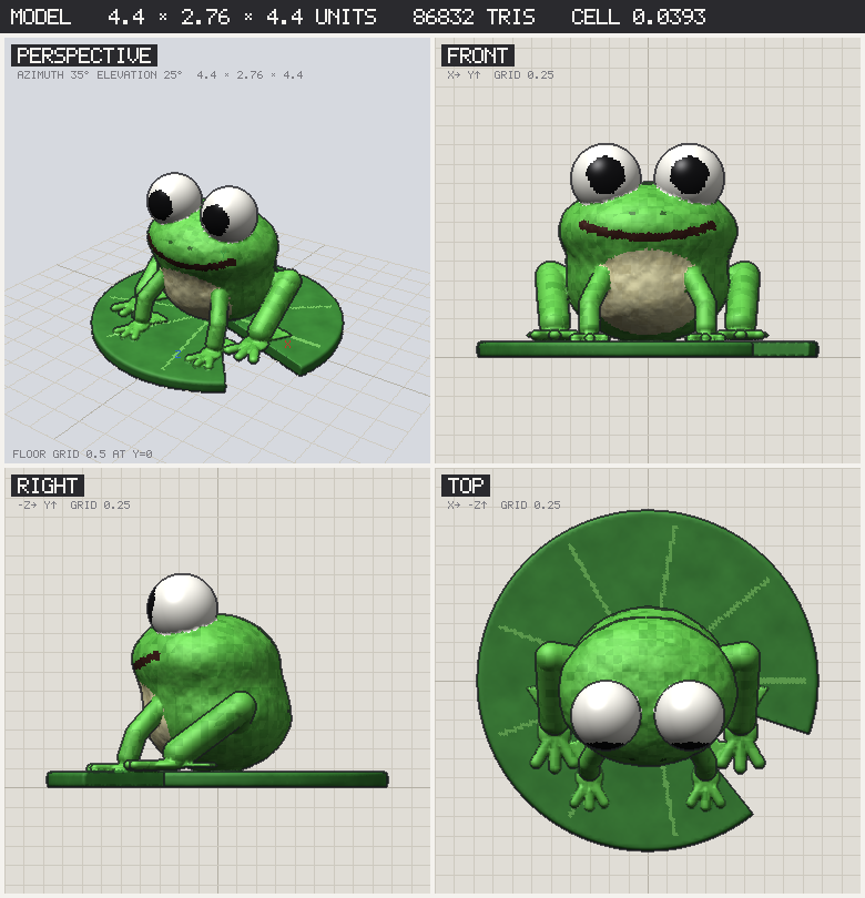 round-3_frog, contact sheet