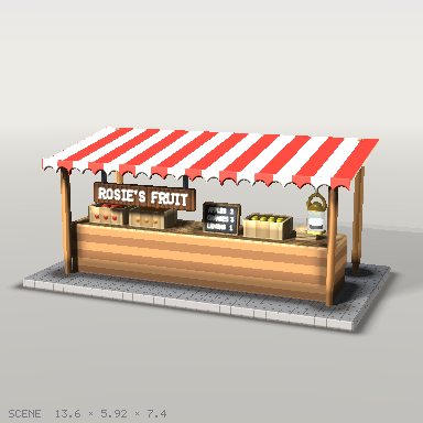round-3_market, beauty render