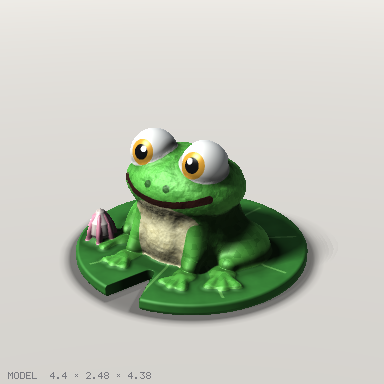 round-4_frog, beauty render