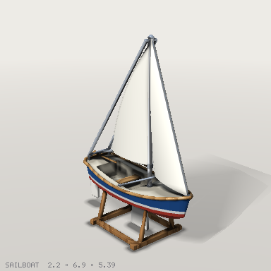 round-5_sailboat, beauty render