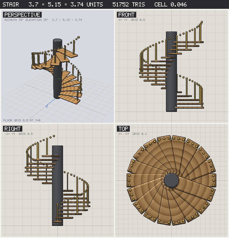 stairs, contact sheet