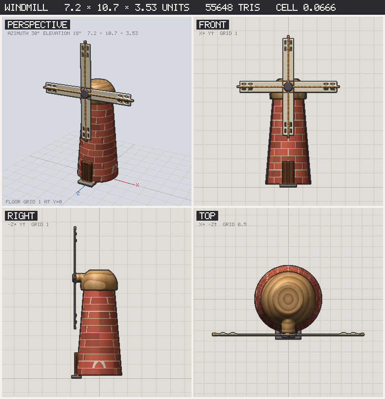 windmill, contact sheet